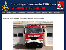 Tablet Screenshot of ff-bruchhausen.de